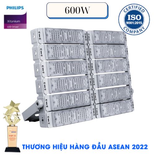 Đèn led cao áp 600W vỏ xám, LED DRIVER PHILIPS Moudule 600W