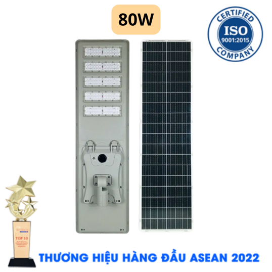 ĐÈN LED STREET LIGHT 80W - ĐÈN DỰ ÁN NĂNG LƯỢNG MẶT TRỜI