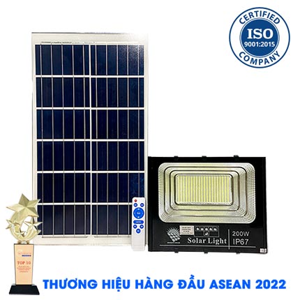 [KF - 83200] Đèn 200W năng lượng mặt trời KUNGFU SOLAR KF- 83200