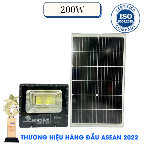 Đèn Năng Lượng Mặt Trời 200W Mẫu Mới 2026