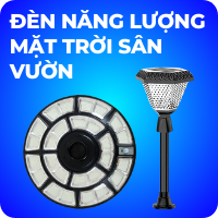 Đèn Năng Lượng Mặt Trời Sân Vườn Cao Cấp Chính Hãng