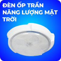 Đèn ốp trần năng lượng mặt trời