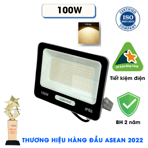 Đèn pha điện 100W ánh sáng vàng
