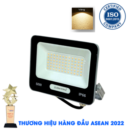 Đèn pha điện 50W ánh sáng vàng - Trung Tính - 3000K. - 4000k