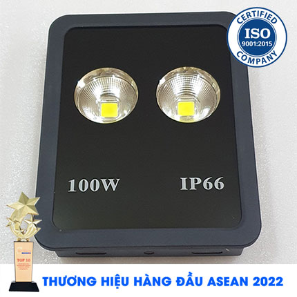 Đèn Pha Led 100W - ĐÈN PHA CÔC/LY 100W IP66 Chip Led SMD Ánh Sáng Trắng