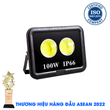 Đèn Pha Led 100W - ĐÈN PHA CÔC/LY 100W IP66 Chip Led SMD Ánh Sáng Trắng