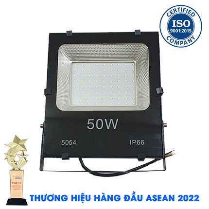 Đèn Pha Led 50W IP66 - Chip Led SMD 5054 Ánh Sáng Trắng