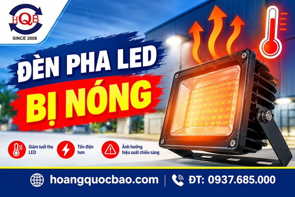Đèn pha LED bị nóng: Nguyên nhân và cách khắc phục từ chuyên gia