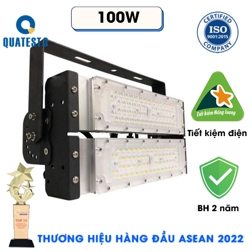 Đèn Pha LED sân bóng đá, tennis, Pickleball, cầu lông Module 100w