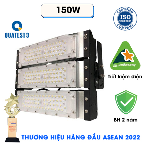 Đèn Pha LED sân bóng đá, tennis, Pickleball, cầu lông Module 150w