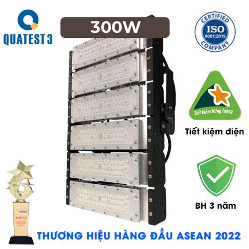 Đèn Pha LED sân bóng đá, tennis, Pickleball, cầu lông Module 300w