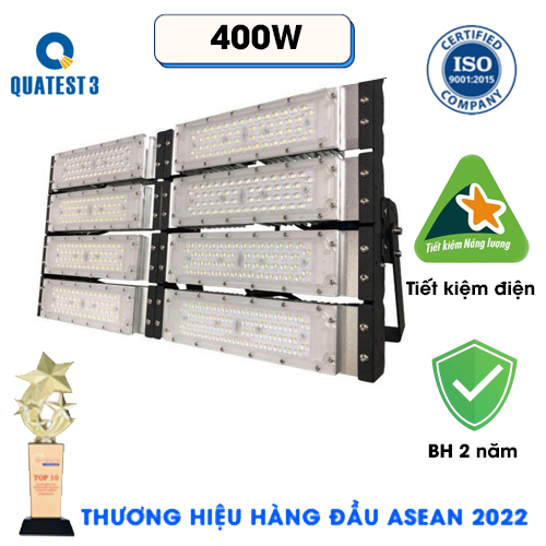 Đèn Pha LED sân bóng đá, tennis, Pickleball, cầu lông Module 400w