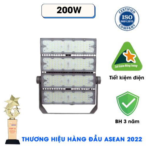 Đèn pha MODULE 200W/ HAG - CHIP LED PHILIPS 200W