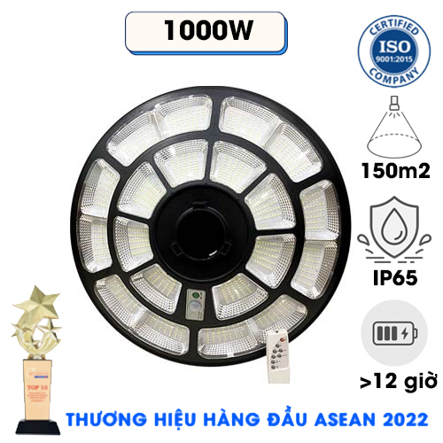 Đèn UFO 1000W - Đèn Năng Lượng Mặt Trời UFO Jindian 1000W - Solar Light UFO JD 1000W