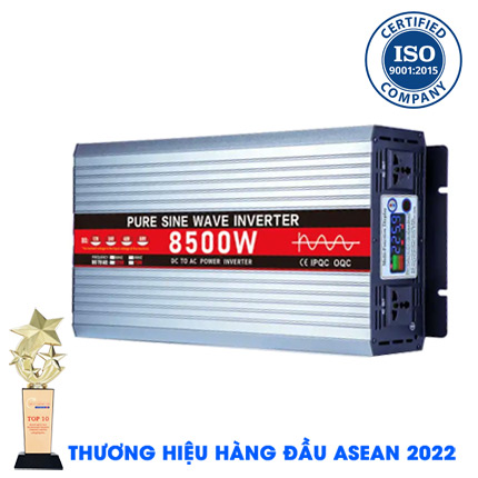 Inverter sin chuẩn KUNGFU SOLAR 8500W - Bộ kích điện 8500W 12V Sang 220V