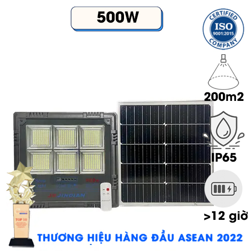 JD - 18500 - Đèn Năng Lượng Mặt Trời 500W JD - 18500