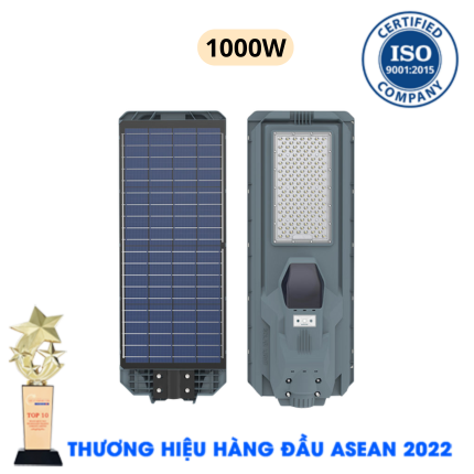JD - 261000VN -  Đèn đường NLMT 1000W Liền Thể Mẫu Mới 2026