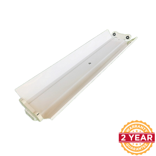 Máng đèn đôi có chóa 0m6 sơn tĩnh điện