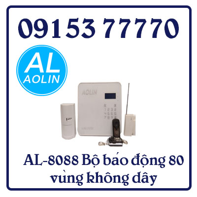 AL-8088 Bộ báo động 80 vùng không dây, 4 vùng có dây -Trọn bộ