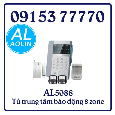 AL5088 Tủ trung tâm báo động 8 zone không dây kết hợp 04 zone có dây