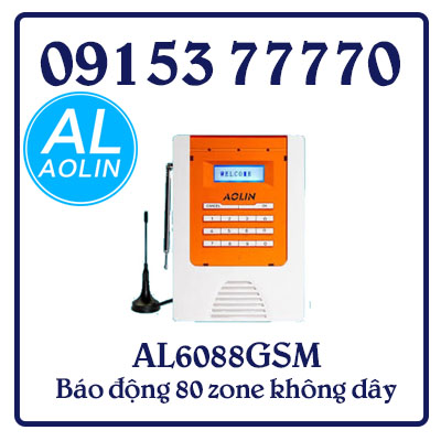 AL6088GSM Báo động 80 zone không dây kết hợp 04 zone có dây