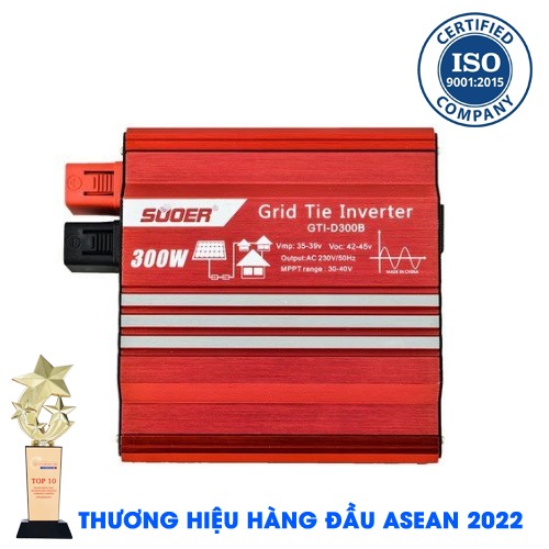 GTI-D300B BỘ HÒA LƯỚI ĐIỆN NĂNG LƯỢNG MẶT TRỜI SUOER 300W ON GRID INVERTER [Chính Hãng]