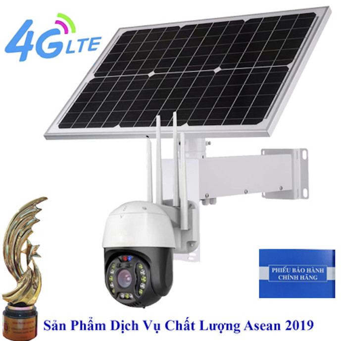 Camera Năng Lượng Mặt Trời 4G 2.0Mp TẤM PIN 30W