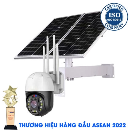 Camera Năng Lượng Mặt Trời Wifi + 4G 2.0Mp JD-8040A2  TẤM PIN 80W 40AH