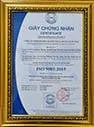 Chứng nhận ISO 9001:2015