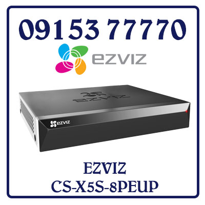 CS-X5S-8PEUP Đầu ghi hình PoE EZVIZ 08 kênh ( có 4 cổng PoE ) CS-X5S-8PEUP Giá Rẻ