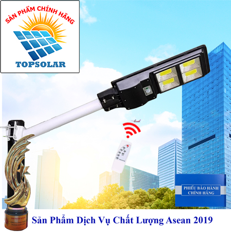 ĐÈN ĐƯỜNG 100W NĂNG LƯỢNG MẶT TRỜI - CHỐNG NƯỚC NGOÀI TRỜI MẪU MỚI 2022