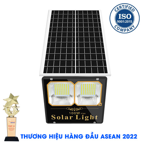 Đèn 100W Pin Rời - Đèn Năng Lượng Mặt Trời 100W - Solar Light 100W