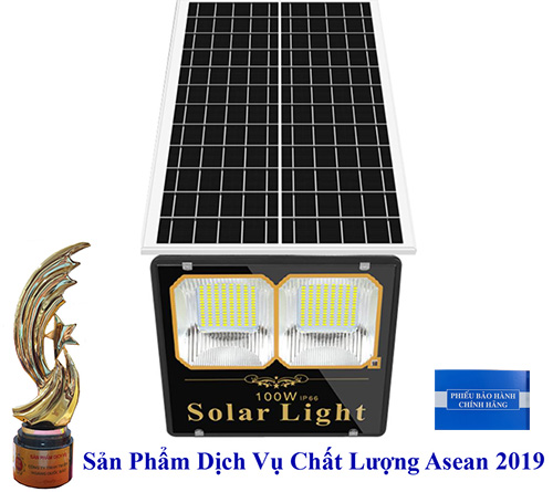 Đèn 100W Pin Rời - Đèn Năng Lượng Mặt Trời 100W