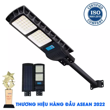 Đèn 200W Năng Lượng Mặt Trời - Đèn Đường Năng Lượng Mặt Trời Solar light TOPSOLAR 200W Liền Thể Ánh Sáng Trắng 2 ô