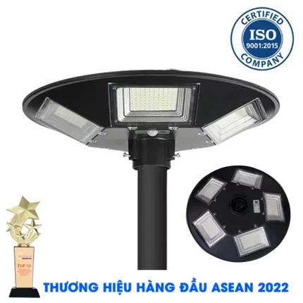 Đèn 500W - Đèn Năng Lượng Mặt Trời UFO 500W KUNGFU SOLAR -  Đèn Năng LƯợng Mặt Trời Đĩa Bay 500W Solar Light