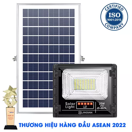 Đèn 25W JD-8825L - Đèn Năng Lượng Mặt Trời Jindian JD-8825L - Solar Light 25W