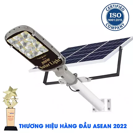 Đèn 300W - Đèn Năng Lượng Mặt Trời 300W KF - 90300G Điều Chỉnh Góc Nghiêng 180 độ