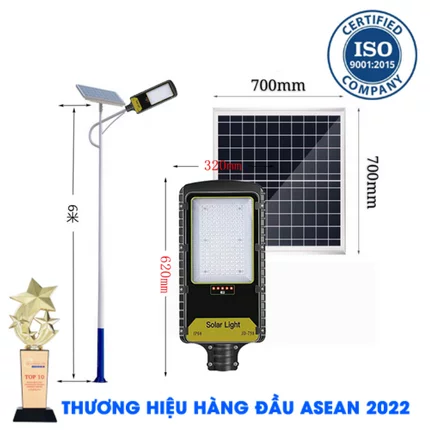 Đèn 300W Năng Lượng Mặt Trời JD-798 - Đèn Năng Lượng Mặt Trời 300W - Solar Light 300W