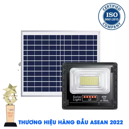Đèn 40W JD-8840L - Đèn Năng Lượng Mặt Trời Jindian JD-8840L 40W - Solar Light 40W