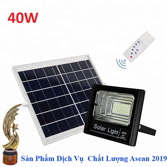 ĐÈN 40W NĂNG LƯỢNG MẶT TRỜI - ĐÈN PHA NĂNG LƯỢNG MẶT TRỜI 40W 8840