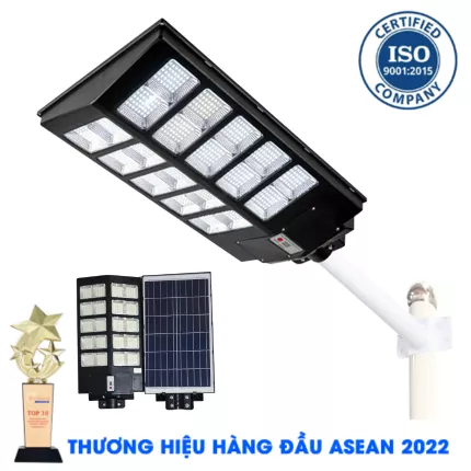 Đèn 500W 2 Cánh - Đèn Năng Lượng Mặt Trời 500W 2 Cánh Liền Thể Solar Light 500W