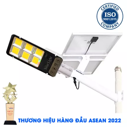 ĐÈN ĐƯỜNG 300W ÁNH SÁNG VÀNG NĂNG LƯỢNG MẶT TRỜI - Solar Light 300W