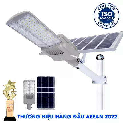 [300W] Đèn Bàn Chải Vát 2 Mặt Năng Lượng Mặt Trời KUNGFU SOLAR KF-CT300