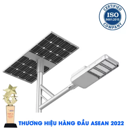 Đèn Đường Cao Cấp 100W Năng Lượng Mặt Trời Chip LED Mỹ Chuyên Dự Án Công Trình Quốc Lộ