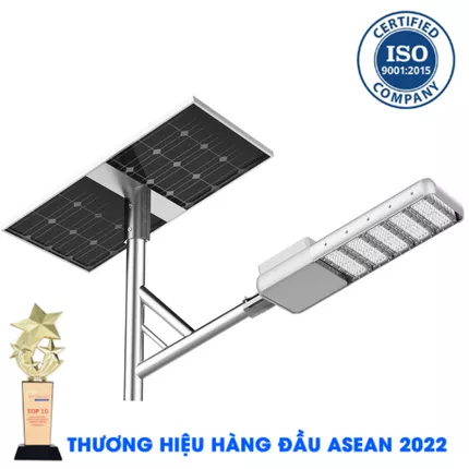 Đèn Đường Cao Cấp 120W Năng Lượng Mặt Trời Chip LED Mỹ Chuyên Dự Án Công Trình Quốc Lộ