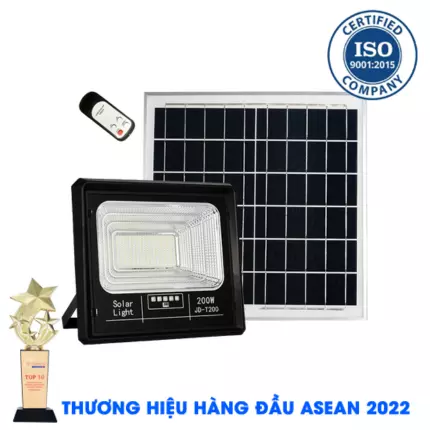 Đèn JD-T200 - Đèn Pha Năng Lượng Mặt Trời JD-T200 Jindian Solar Light 200W