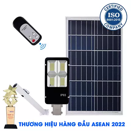 Đèn JDE-6200 200W - Đèn Đường Năng Lượng Mặt Trời Jindian Solar Light 200W