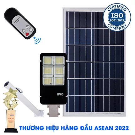 Đèn JDE-6300 300W - Đèn Đường Năng Lượng Mặt Trời Jindian Solar Light 300W