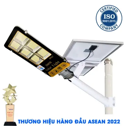 ĐÈN NĂNG LƯỢNG MẶT TRỜI 300W ĐƯỜNG PHỐ CHỈ 1.290K [2 TẶNG 1] - SOLAR LIGHT 300W