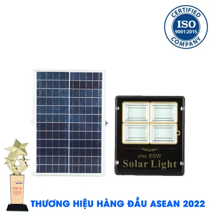 ĐÈN PHA 60W NĂNG LƯỢNG MẶT TRỜI  TOPSOLAR 8560 - Solar Light 60W